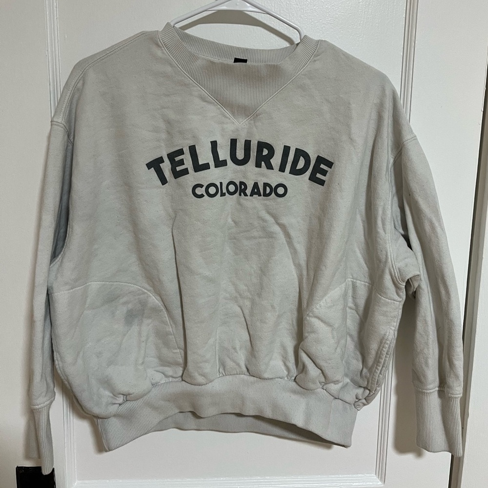 American Eagle Crewneck Cropped Sweater